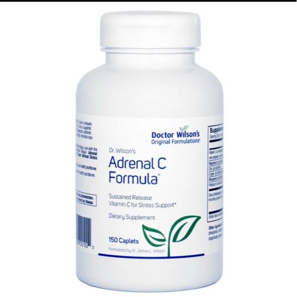 Dr. Wilson's Adrenal C Formula Bioflavonoids Vitamin C Adrenal Fatigue 150 ct FS